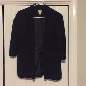 Lauren Conrad Black quarter length sleeve blazer